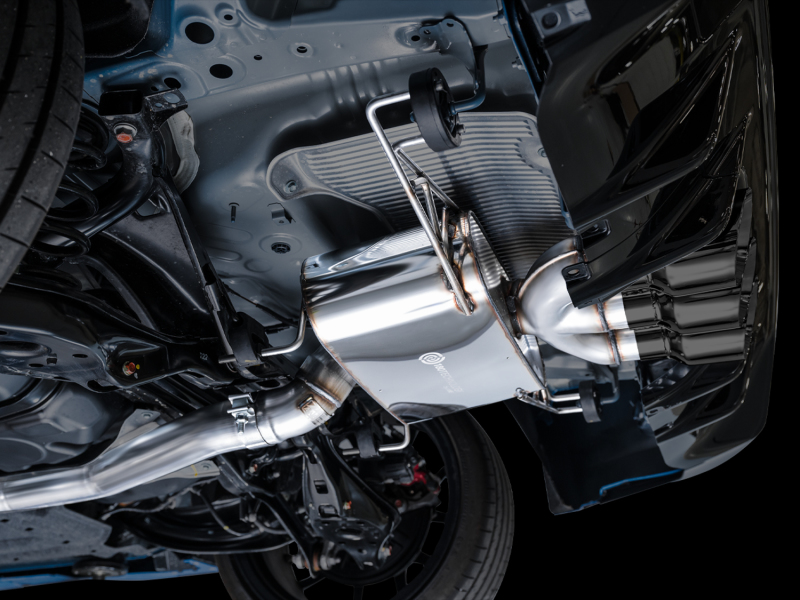 Honda Civic Type R Performance Exhaust - AWE Tuning - Cat Back Touring - Triple Diamond Black - `23-`27